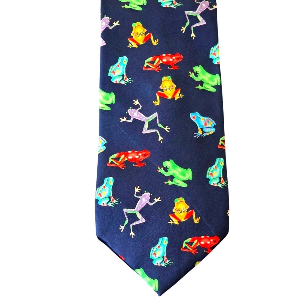Tie Alynn Neckwear Frogs "MY PRINCE!" 100%‎ Silk